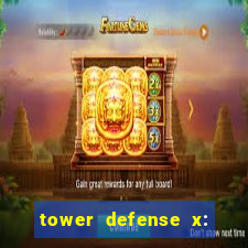 tower defense x: beta codes