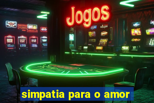 simpatia para o amor